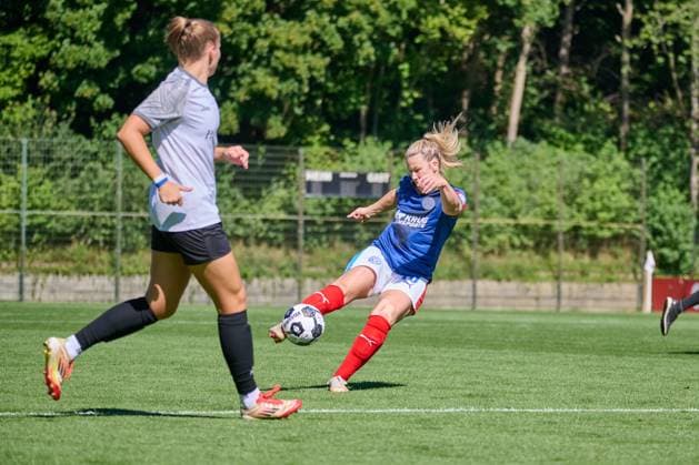 17 08 2025, Football, Women, Women, DFB Cup Play Offs, Season 2025 2026, Holstein Women, Holstein Kiel SV Meppen Captain Sarah Begunk Kiel Kiel, Citti Fussball Park Proj Holstein Stadion Schleswig Holstein Germany