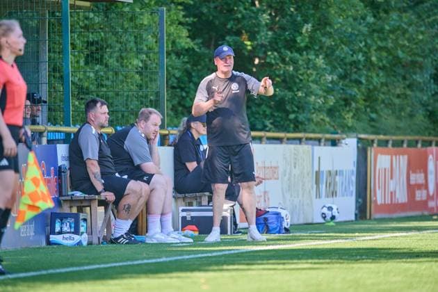 17 08 2025, Football, Women, Women, DFB Cup Play Offs, Season 2025 2026, Holstein Women, Holstein Kiel SV Meppen Coach Stefan Fischer Kiel, Citti Fussball Park Proj Holstein Stadion Schleswig Holstein Germany