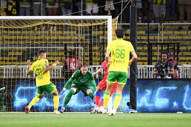 FC Nantes v Paris Saint-Germain FC - Ligue 1 McDonald s 2025 2026 30 Lucas CHEVALIER (psg) during the Ligue 1 McDonald s match between FC Nantes and Paris Saint-Germain FC at Stade de la Beaujoire on August 17, 2025 in Nantes, France. Nantes France  Copyright: xFEPx 776348097