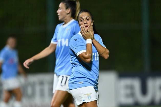 Flaminia Simonetti of S.S. Lazio participates in the friendly match between S.S. Lazio Women vs A.C.F. Fiorentina Femminile at the Mirko Fersini Stadium on August 17, 2025 in Formello, Italy.  Copyright: xDomenicoxCippitelli IPAxSportx xipa-agency.netx xx IPA_62618463 IPA_Agency_IPA62618463
