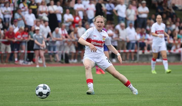 Stuttgart , DFB Cup Women VfB Stuttgart vs 1 FSV Mainz 05 Linette Hofmann VfB
