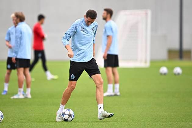 Rangers FC v Club Brugge - UEFA Champions League Media Activities 18 08 2025 WESTKAPELLE, BELGIUM - AUGUST 18 : Vanaken Hans midfielder of Club Brugge pictured during a training session ahead of the UEFA Champions League 2025 26 play-off round first leg between Rangers FC and Club Brugge on August 18, 2025 in Westkapelle, Belgium, 18 08 2025 Westkapelle Belgium  Copyright: xTomasxSiskx