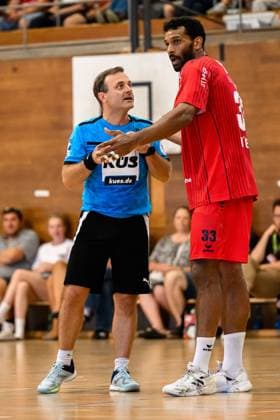 Bietigheim HBL 25 26 DHB Pokal SG BBM Bietigheim VfL Potsdam Referees Thomas Kern, Djibril M™Bengue Bietigheim Bietigheim Bissingen Halle am Viadukt Baden Württemberg Germany