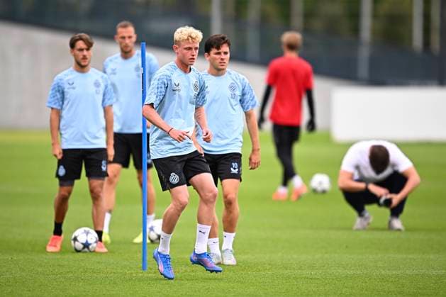 Rangers FC v Club Brugge - UEFA Champions League Media Activities 18 08 2025 WESTKAPELLE, BELGIUM - AUGUST 18 : Seys Joaquim defender of Club Brugge pictured during a training session ahead of the UEFA Champions League 2025 26 play-off round first leg between Rangers FC and Club Brugge on August 18, 2025 in Westkapelle, Belgium, 18 08 2025 Westkapelle Belgium  Copyright: xTomasxSiskx