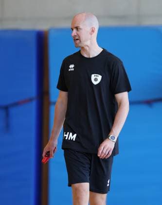 BAU 18 08 2025 Ludwigsburg Volleyball Barock Volleys MTV Ludwigsburg Training, Coach Hasse Mattila