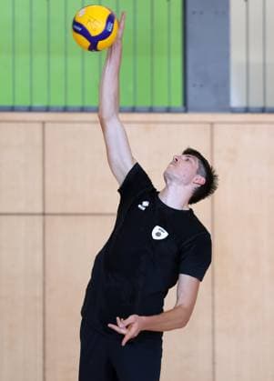 BAU 18 08 2025 Ludwigsburg Volleyball Barock Volleys MTV Ludwigsburg Training, new signing Jan Huber