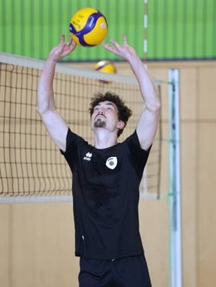 BAU 18 08 2025 Ludwigsburg Volleyball Barock Volleys MTV Ludwigsburg Training, Tim Köpfli