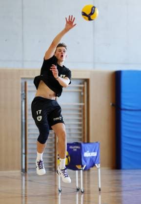 BAU 18 08 2025 Ludwigsburg Volleyball Barock Volleys MTV Ludwigsburg Training, Fabian Anton