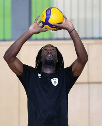 BAU 18 08 2025 Ludwigsburg Volleyball Barock Volleys MTV Ludwigsburg Training, new arrival Nyherowo Omene