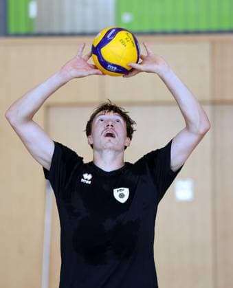 BAU 18 08 2025 Ludwigsburg Volleyball Barock Volleys MTV Ludwigsburg Training, Darius Diefenbach