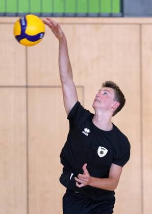 BAU 18 08 2025 Ludwigsburg Volleyball Barock Volleys MTV Ludwigsburg Training, Laurin Schiegl
