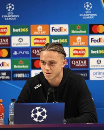 Thelo Aasgaard during the press conference, PK, Pressekonferenz ahead of tomorrow s Champions League qualifying match against Club Brugge at Ibrox Stadium. Rangers Press Conference - UEFA - Champions League Qualifying Match - Ibrox Stadium, Glasgow, Lanarkshire, Scotland, UK - 18 Aug 2025Glasgow Ibrox Lanarkshire United Kingdom  Copyright: xO Rourke RangersxFC Shutterstockx 15446402i