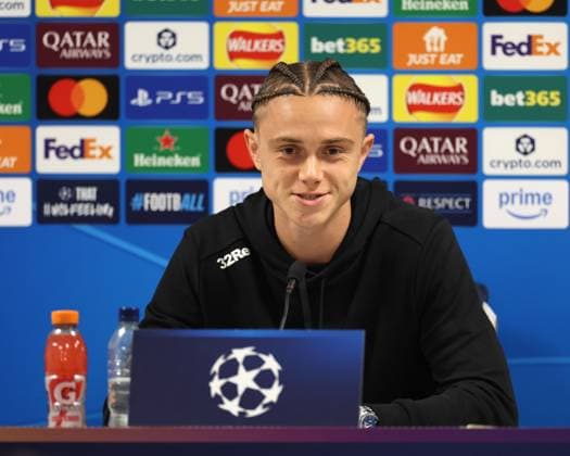 Thelo Aasgaard during the press conference, PK, Pressekonferenz ahead of tomorrow s Champions League qualifying match against Club Brugge at Ibrox Stadium. Rangers Press Conference - UEFA - Champions League Qualifying Match - Ibrox Stadium, Glasgow, Lanarkshire, Scotland, UK - 18 Aug 2025Glasgow Ibrox Lanarkshire United Kingdom  Copyright: xO Rourke RangersxFC Shutterstockx 15446402l