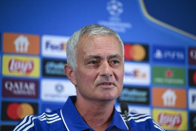 Ahead of Fenerbahce v Benfica - UEFA Champions League ISTANBUL, TURKIYE - AUGUST 19: Fenerbahce head coach Jose Mourinho attends a press conference, PK, Pressekonferenz ahead of the UEFA Champions League playoff first leg match against Portugal s Benfica team at the Chobani Stadium in Istanbul, Turkiye on August 19, 2025. Arif Hudaverdi Yaman Anadolu Istanbul Turkey. Editorial use only. Please get in touch for any other usage.  Copyright: x2025xAnadoluxArifxHudaverdixYamanx