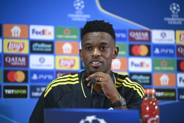 Ahead of Fenerbahce v Benfica - UEFA Champions League ISTANBUL, TURKIYE - AUGUST 19: Nelson Semedo of Fenerbahce attends a press conference, PK, Pressekonferenz ahead of the UEFA Champions League playoff first leg match against Portugal s Benfica team at the Chobani Stadium in Istanbul, Turkiye on August 19, 2025. Arif Hudaverdi Yaman Anadolu Istanbul Turkey. Editorial use only. Please get in touch for any other usage.  Copyright: x2025xAnadoluxArifxHudaverdixYamanx