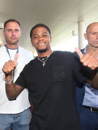 2025-08-19 Aeroporto di Ciampino Nella foto: Leon Bailey il nuovo acquisto della Roma ( Foto Gino Mancini ) during AS Roma s new signing Leo Bailey, Other in Rome, Italy, August 18 2025  Copyright: xGinoxMancini IPAxSportx xipa-agency.netx xx IPA_62728390 IPA_Agency_IPA62728390