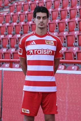 Diogo Leite 1 FC Union Berlin FCU Football 1 BL Bundesliga Porträttermin Season 2025 2026 Headshot, portrait, introduction, presentation, press event, GER 19 08 25