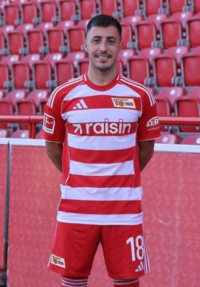Josip Juranovic 1 FC Union Berlin FCU Football 1 BL Bundesliga Porträttermin Season 2025 2026 Headshot, portrait, introduction, presentation, press event, GER 19 08 25