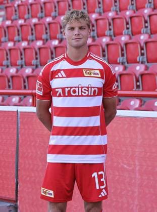Andras Schäfer 1 FC Union Berlin FCU Football 1 BL Bundesliga Porträttermin Season 2025 2026 Headshot, portrait, introduction, presentation, press event, GER 19 08 25