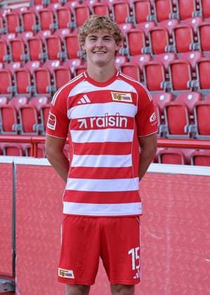 Tom Rothe 1 FC Union Berlin FCU Football 1 BL Bundesliga portrait appointment season 2025 2026 headshot, portrait, introduction, presentation, press event, GER 19 08 25