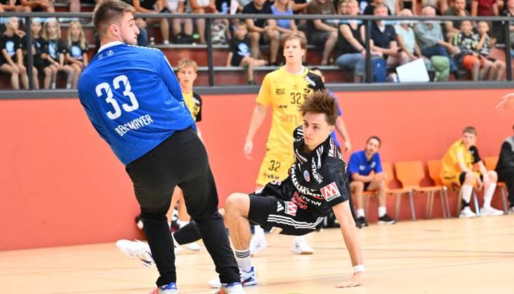 19 08 2025 Handball season 2025 2026 Test match friendly HC Erlangen HCE Bregenz Handball xwoxzix Beriw Brkic 33, Bregenz Handball Tim Gömmel Goemmel 95, HC Erlangen HCE