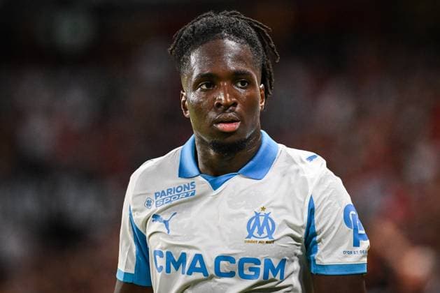 August 15, 2025, Rennes, France, France: Jonathan ROWE of Marseille during the Ligue 1 match between Stade Rennais (Rennes) and Olympique de Marseille (OM) at Roazhon Park on August 15, 2025 in Rennes, France. Rennes France - ZUMAm308 20250815_zsp_m308_051 Copyright: xMatthieuxMirvillex