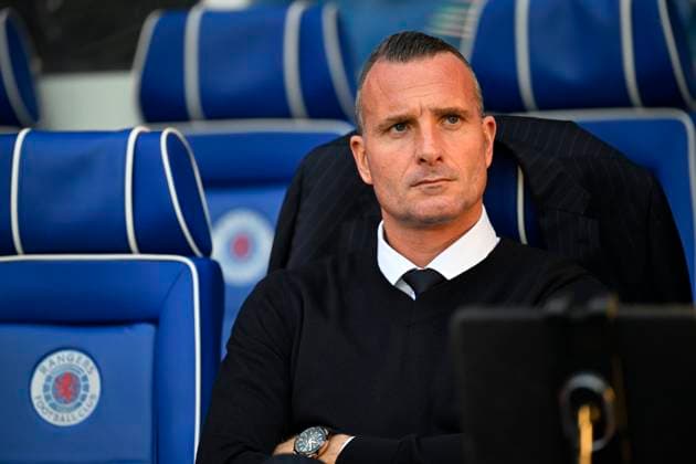 Rangers FC v Club Brugge - UEFA Champions League GLASGOW, SCOTLAND - AUGUST 19 : Hayen Nicky head coach of Club Brugge during the UEFA Champions League 2025 26 play-off round first leg between Rangers FC and Club Brugge on August 19, 2025 in Glasgow, Scotland, 19 08 2025 Glasgow Scotland  Copyright: xTomasxSiskx