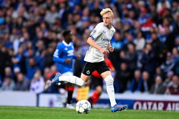 Rangers FC v Club Brugge - UEFA Champions League GLASGOW, SCOTLAND - AUGUST 19 : Seys Joaquim defender of Club Brugge during the UEFA Champions League 2025 26 play-off round first leg between Rangers FC and Club Brugge on August 19, 2025 in Glasgow, Scotland, 19 08 2025 Glasgow Scotland  Copyright: xTomasxSiskx