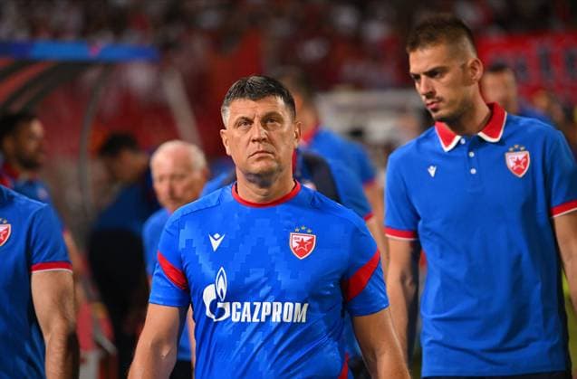 CRVENA ZVEZDA vs PAFOS CYPRUS VLADAN MILOJEVIC coach football Champions league qualification match Crvena zvezda vs Pafosa Cyprus Rajko Mitic stadium, Belgrade 19.08.2025. Foto: FOOTBALL, CRVENA ZVEZDA, RED STAR, UEFA CHAMPIONS LEAGUE QUALIFICATIONS, PAFOS CYPRUS Belgrade Rajko Mitic stadium Serbia Copyright: xMarkoxMetlasx xMNxPressx