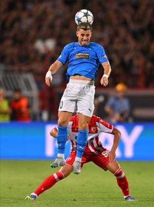 CRVENA ZVEZDA vs PAFOS CYPRUS VLAD DRAGOMIR football Champions league qualification match Crvena zvezda vs Pafosa Cyprus Rajko Mitic stadium, Belgrade 19.08.2025. Foto: FOOTBALL, CRVENA ZVEZDA, RED STAR, UEFA CHAMPIONS LEAGUE QUALIFICATIONS, PAFOS CYPRUS Belgrade Rajko Mitic stadium Serbia Copyright: xMarkoxMetlasx xMNxPressx