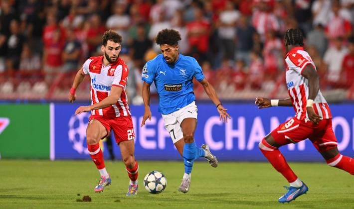 Football, CL Qualifier, Red Star Belgrade - Pafos FC