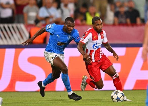 CRVENA ZVEZDA vs PAFOS FELICIO MILSON, football player of Crvena zvezda, during the UEFA Champion League match against Pafos, at Stadium Rajko Mitic. Belgrade, 19.08.2025. photo: MN Press photo FOOTBALL, UEFA CHAMPION LEAGUE QUALIFICATIONS MATCH, CRVENA ZVEZDA, RED STAR, PAFOS Belgrade Stadium Rajko Mitic Serbia Copyright: xMarkoxMetlas xMNxPressx