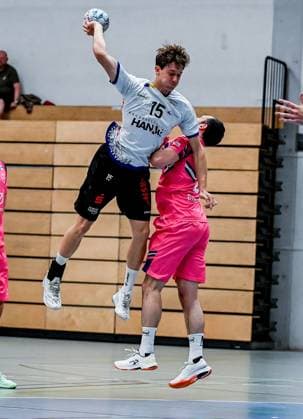 19 08 2025, xpsx, Handball Test Match, HSG Hanau TSV Bayer Dormagen v l Scharriär, Ben HSG Hanau , k A d Hanau Hessen Germany DEU