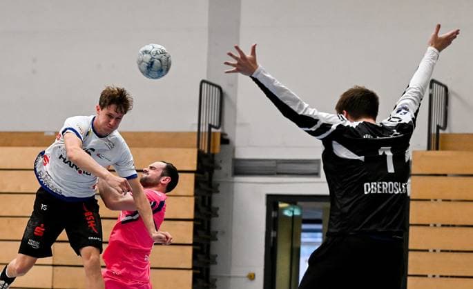 19 08 2025, xpsx, Handball Test Match, HSG Hanau TSV Bayer Dormagen v l Scharriär, Ben HSG Hanau , k A Hanau Hessen Germany DEU
