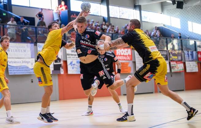 19 08 2025 Handball season 2025 2026 Test match friendly HC Erlangen HCE Bregenz Handball xwoxzix Sander Andreassen Overjordet 8, HC Erlangen HCE