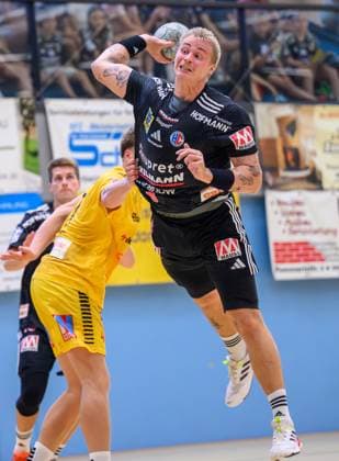 19 08 2025 Handball season 2025 2026 Test match friendly HC Erlangen HCE Bregenz Handball xwoxzix Marek Nissen 6, HC Erlangen HCE
