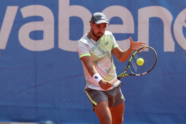 Stefan Popovic SRB , ATP Challenger Swabia Open, Men, Round of 16, Tennis, 20 08 2025 Augsburg Bavaria Germany Copyright: xkolbert-press ChristianxKolbertx