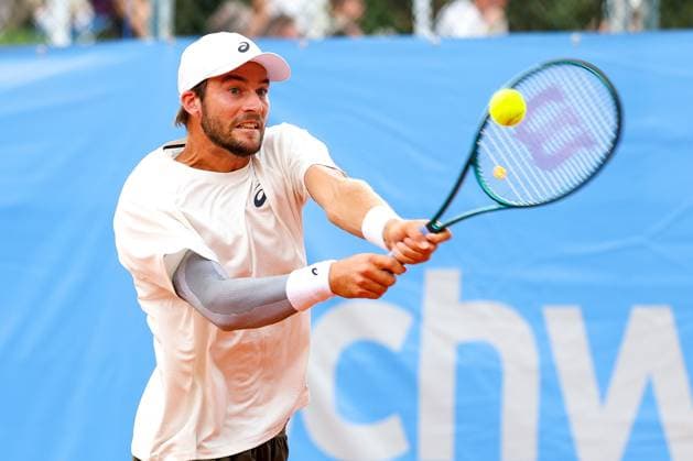 Henri Squire GER , ATP Challenger Swabia Open, Men, Round of 16, Tennis, 20 08 2025 Augsburg Bavaria Germany Copyright: xkolbert-press ChristianxKolbertx