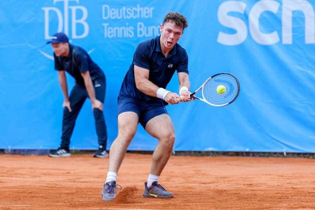 Inaki Montes De La Torre ESP , ATP Challenger Swabia Open, Men, Round of 16, Tennis, 20 08 2025 Augsburg Bavaria Germany Copyright: xkolbert-press ChristianxKolbertx