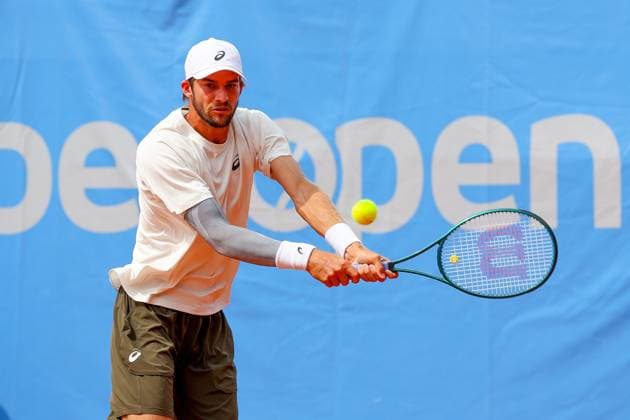 Henri Squire GER , ATP Challenger Swabia Open, Men, Round of 16, Tennis, 20 08 2025 Augsburg Bavaria Germany Copyright: xkolbert-press ChristianxKolbertx