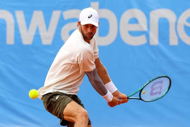 Henri Squire GER , ATP Challenger Swabia Open, Men, Round of 16, Tennis, 20 08 2025 Augsburg Bavaria Germany Copyright: xkolbert-press ChristianxKolbertx