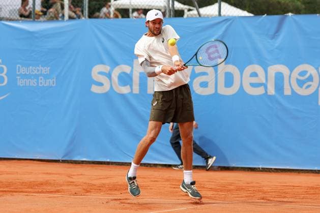Henri Squire GER , ATP Challenger Swabia Open, Men, Round of 16, Tennis, 20 08 2025 Augsburg Bavaria Germany Copyright: xkolbert-press ChristianxKolbertx