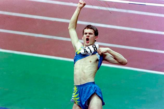 970308 Friidrott, VM, Inomhus, höjd: Stefan Holm, Sverige. *** 970308 Athletics, World Championships, Indoor, height Stefan Holm, Sweden  Copyright: BILDBYRAN BB970308BB043