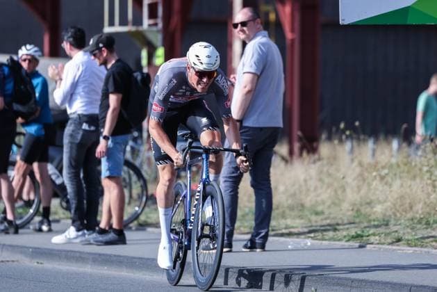 Cycling UCI ProSeries Men Elite Deutschland Tour 2025 Prologue on 20 08 2025 on the grounds of the Zeche Zollverein in Essen Timo Kielich ALPECIN DECEUNINCK xJRx