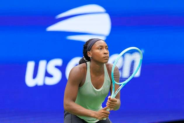 August 20, 2025, Flushing Meadows, New York, USA: Coco Gauff during her practice with Elina Svitolina at the 2025 US Open at USTA Billie Jean King National Tennis Center on Wednesday August 20, 2025 in the Flushing neighborhood of the Queens borough of New York City. JAVIER ROJAS PI Flushing Meadows USA - ZUMAp124 20250820_zaa_p124_007 Copyright: xJavierxRojasx