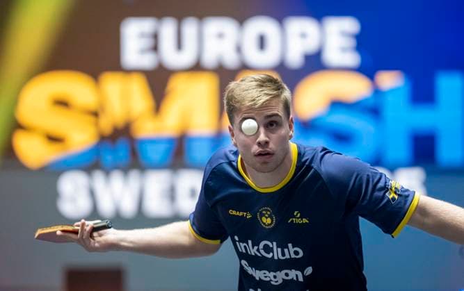 MALMÖ 2025-08-20 Sveriges Truls Möregardh mot Sora Matsushima fran Japan i den andra omgangen av herrarnas singelturnering i Europe Smash Sweden 2025 WTT Grand Smash i Malmö Arena pa onsdagen. MALMÖ SVERIGE x50090x *** MALMÖ 2025 08 20 Swedens Truls Möregardh against Sora Matsushima from Japan in the second round of the mens singles tournament in Europe Smash Sweden 2025 WTT Grand Smash in Malmö Arena on Wednesday MALMÖ SWEDEN x50090x  Copyright: xJohanxNilssonx xTTx EUROPE SMASH SWEDEN 2025