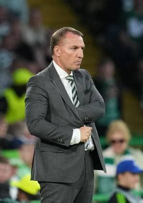Celtic Manager Brendan Rodgers Celtic v Kairat Almaty, UEFA Champions League, Play-Off Round, First Leg, Football, Celtic Park, Glasgow, Scotland, UK - 20 Aug 2025Glasgow Celtic Park Scotland United Kingdom EDITORIAL USE ONLY No use with unauthorised audio, video, data, fixture lists, club league logos or live services. Online in-match use limited to 120 images, no video emulation. No use in betting, games or single club league player publications.  Copyright: xStuartxWallace Shutterstockx 15446684ak