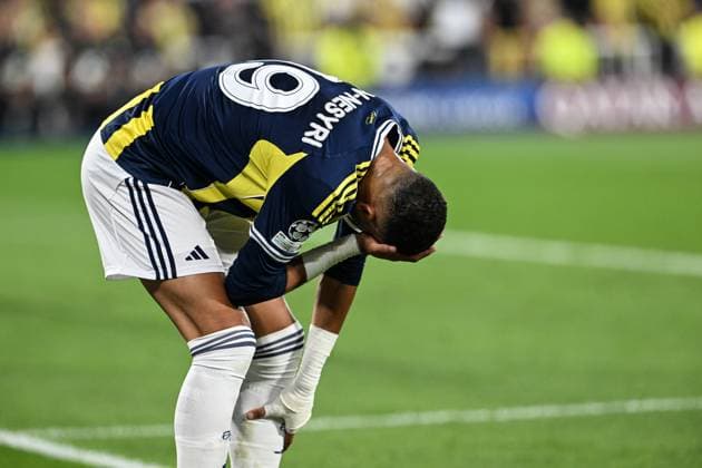 Fenerbahce v Benfica - UEFA Champions League ISTANBUL, TURKIYE - AUGUST 20: Youssef En-Nesyri of Fenerbahce injures during the UEFA Champions League play-off round 1st leg match between Fenerbahce and Benfica at Fenerbahce Sukru Saracoglu Spor Kompleksi on August 20, 2025 in Istanbul, Turkiye. Elif Ozturk Anadolu Istanbul Turkey. Editorial use only. Please get in touch for any other usage.  Copyright: x2025xAnadoluxElifxOzturkx