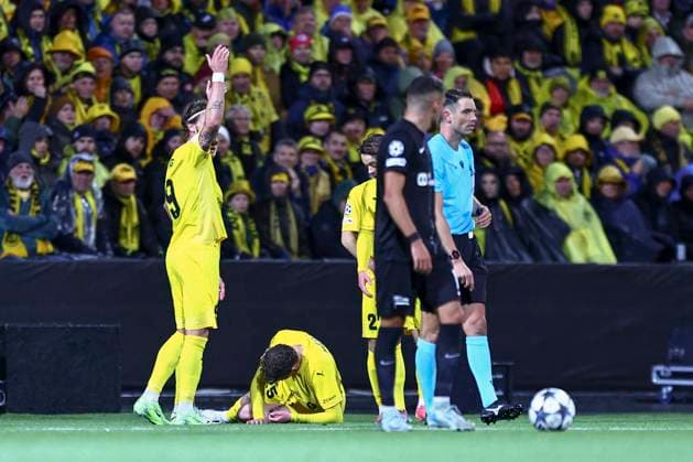 UEFA Champions Leauge Playoff 2025 2026 Bodo Glimt Sturm Graz Bodo 20250820 Bodo Glimts Isak Määttä down with injury during the UEFA Champions Leauge Playoff match between Bodo Glimt and Sturm Graz at Aspmyra Stadium Photo Mats Torbergsen NTB Bodo Norge EDITORIAL USE ONLY RESTRICTED USE FOR BETTING COMPANIES  Copyright: xMatsxTorbergsenx xNTBx