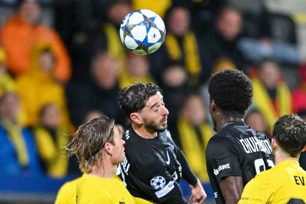 SOCCER - UEFA CL, Bodo vs Sturm FELDKIRCHEN,AUSTRIA,20.AUG.25 - SOCCER - UEFA Champions League, play off, FK Bodo Glimt vs SK Sturm Graz. Image shows Patrick Berg (Bodo Glimt) and Otar Kiteishvili (Sturm).  GEPAxpictures xAvnixRetkoceri